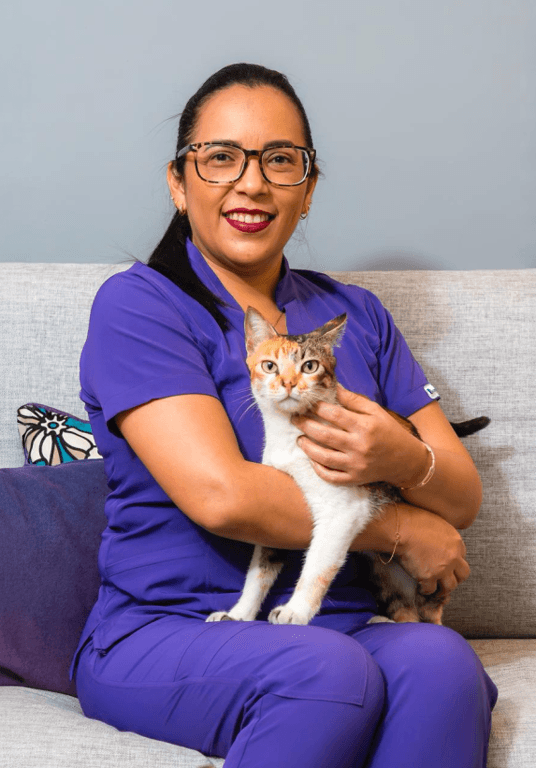 Dra. Barcia, psicóloga clínica, en su espacio de trabajo